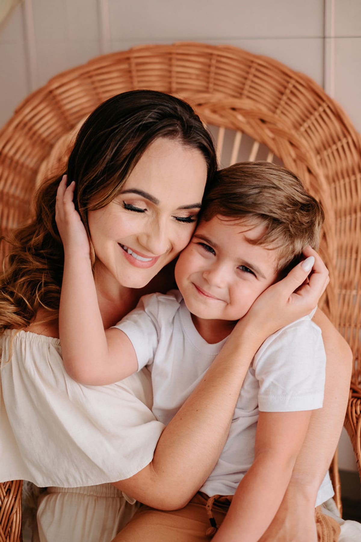 Ensaio fotográfico digital mãe e filho